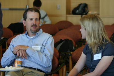 Lunchtime networking at the "Business of Ecology" workshop