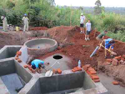 Microscale biogas