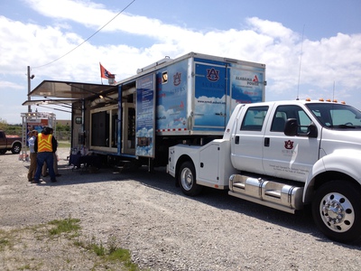 Mobile gasifier on display at Atlanta Airport Earth Day