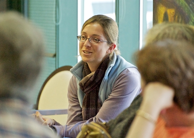 GLOBES/IGERT trainee Mia Stephen is founder of the ND Science Cafe